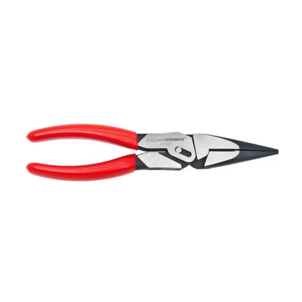 GEARWRENCH 8 in. PivotForce Long Nose Cutting Compound Action Pliers