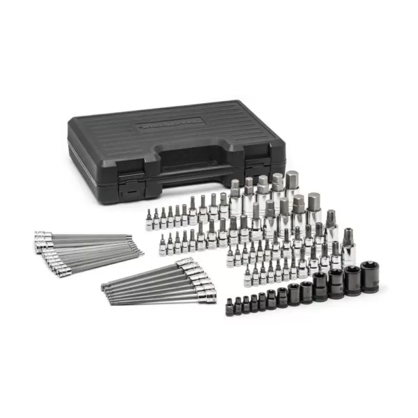 GEARWRENCH Master SAE/Metric Hex and Torx Bit Socket Set (84-Piece)