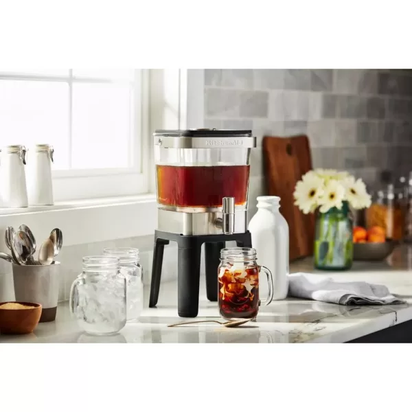 KitchenAid 4.75 Cup Silver Cold Brew Coffee Maker