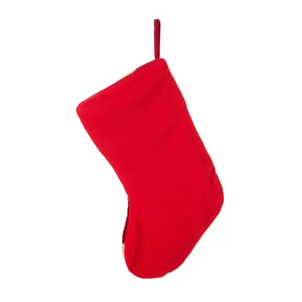 Glitzhome 20 in. L Hooked Stocking, Dog