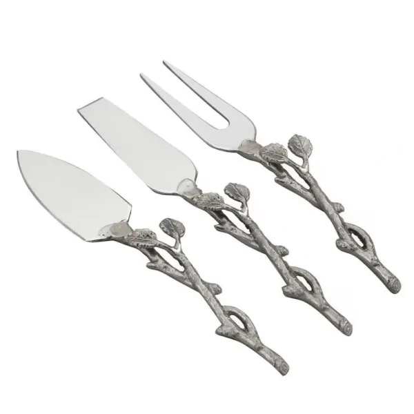 Heim Concept Silver Leaf Cheese Set (3-Piece)