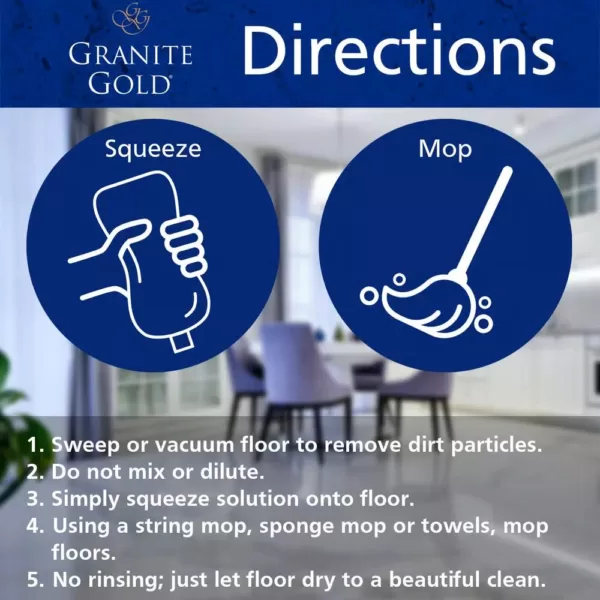 Granite Gold 32 oz. Squeeze and Mop Floor Cleaner