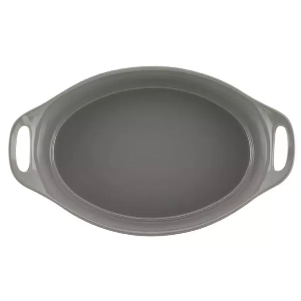 Rachael Ray 2.5 Qt. Gray Ceramics Oval Baker