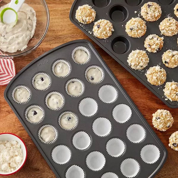 Wilton Perfect Results Premium Non-Stick Bakeware 24-Cup Mini Muffin Pan (Set of 2)