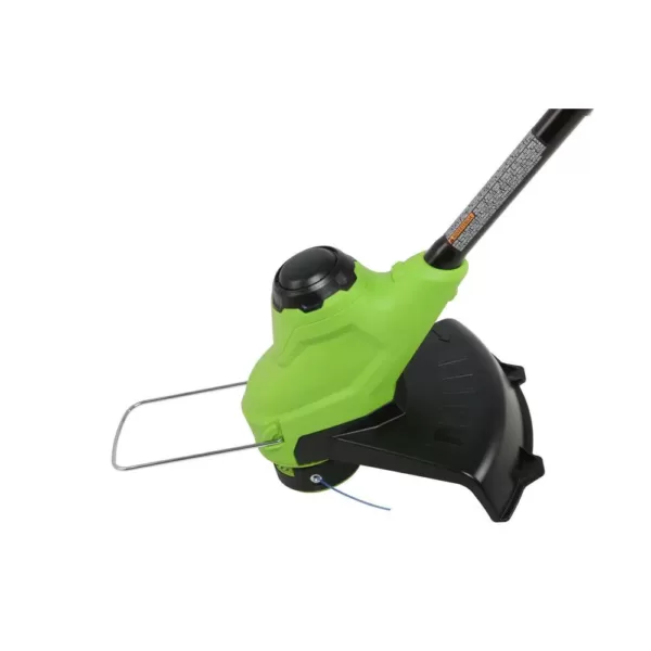 Greenworks 10 in. 24-Volt Battery Cordless TORQDRIVE String Trimmer with 2.0 Ah USB Battery and Charger Included ST24B213