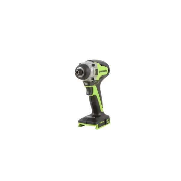 Greenworks 24-Volt Battery Cordless Brushless Impact Driver, Battery Not Included ID24L00