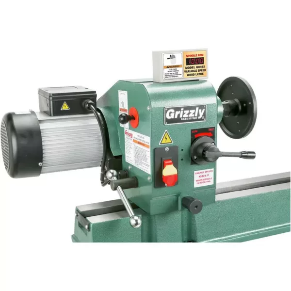 Grizzly Industrial 16 in. x 46 in. Wood Lathe with DRO