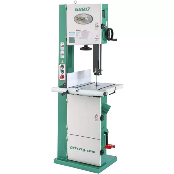 Grizzly Industrial Super Heavy-Duty 14" Resaw Bandsaw with Foot Brake