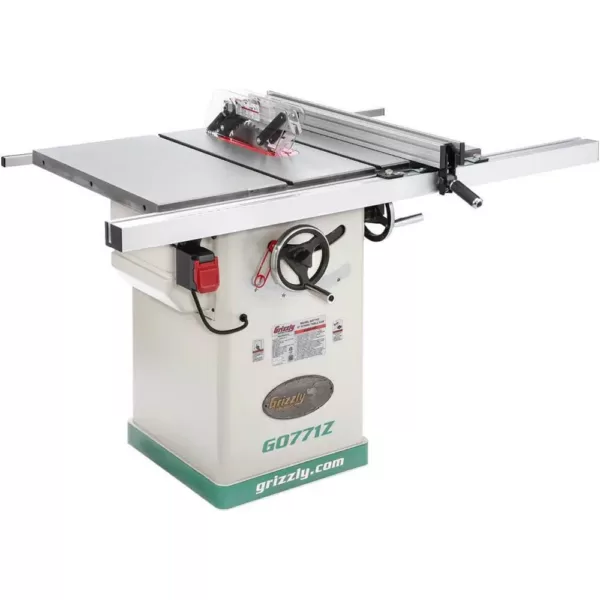 Grizzly Industrial 10 in. 2 HP 120-Volt Hybrid Table Saw with T-Shaped Fence