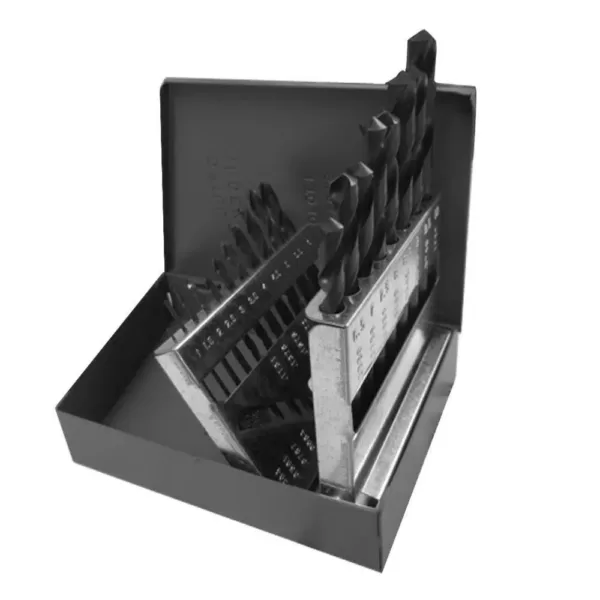 Gyros Premium Industrial Grade Cobalt Metric Drill Bit Set (19-Piece)