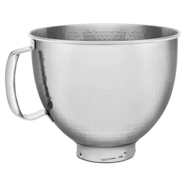 KitchenAid 5 Qt. Tilt Head Hammered Stainless Steel Bowl