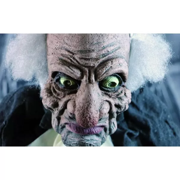 Haunted Hill Farm 5 ft. Animatronic Moaning Butler Halloween Prop