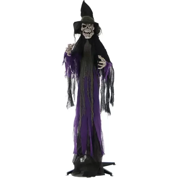 Haunted Hill Farm 6 ft. Skeleton Witch Halloween Prop