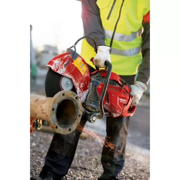 Hilti DSH 900X 90CC 16 in. Hand Held Gas Saw with Blades