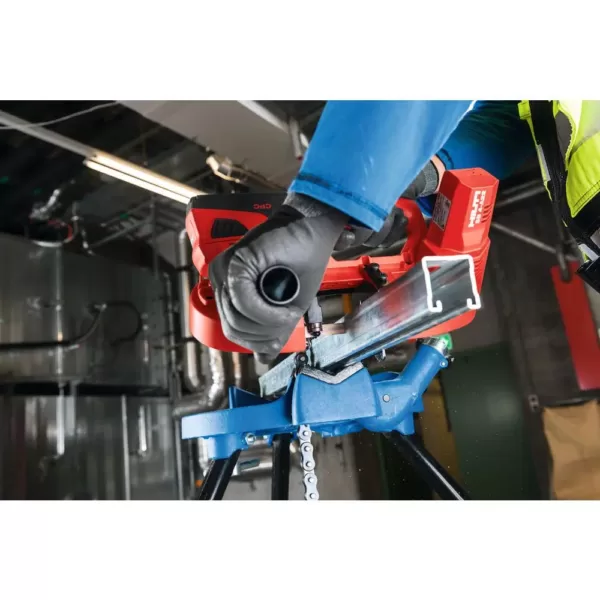 Hilti 22-Volt SB 4-A22 Cordless Band Saw Kit Includes 3-Pack of 14 TPI / 18 TPI Teeth Blades, Battery, Charger and Tool Bag