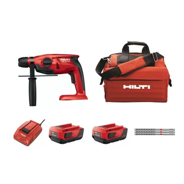 Hilti TE 2-A 22-Volt Lithium-Ion SDS-Plus Cordless Rotary Hammer Drill Kit