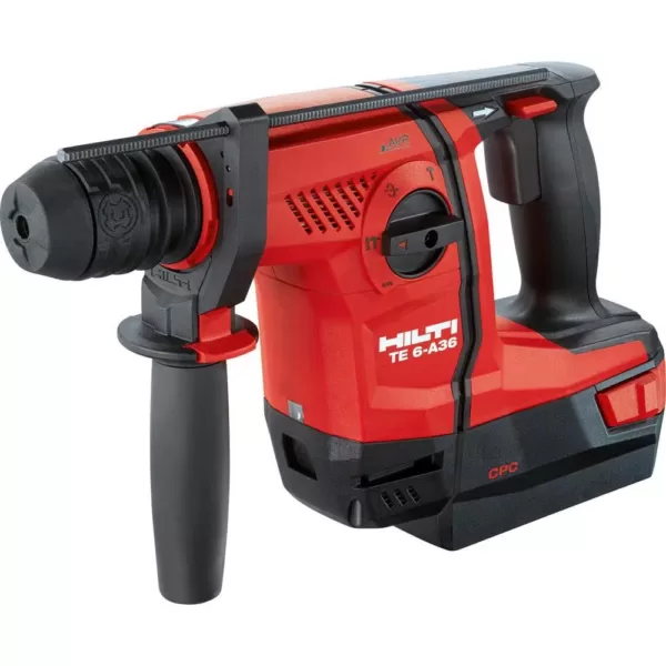 Hilti 36-Volt B36/5.2 Lithium-Ion 1/2 in. SDS Plus Cordless Rotary Hammer TE 6-A36 Industrial PKG