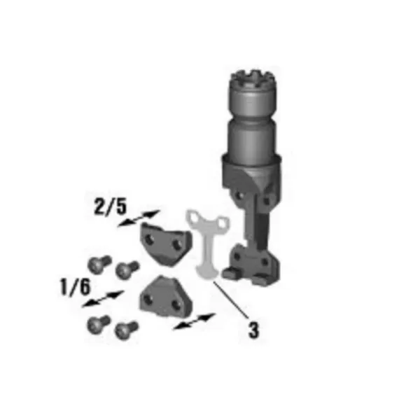 Hilti Metal CN Rectangular Replacement Die for Hilti SPN 6 Cordless Nibblers