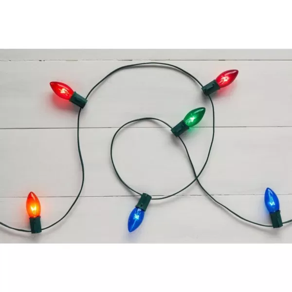 Home Accents Holiday 25-Light Multi-Incandescent C9 Lights (Set of 2)