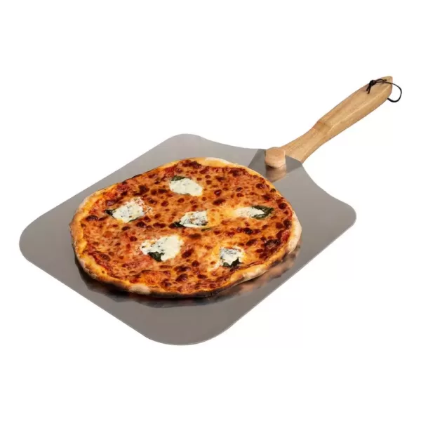 Honey-Can-Do Honey-Can-Do 14 in. x 16 in. Aluminum Foldable Pizza Peel with Wood Handle