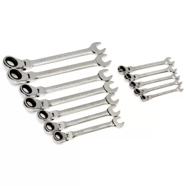 Husky Master SAE Flex Head Ratcheting Wrench Set (12-Piece)