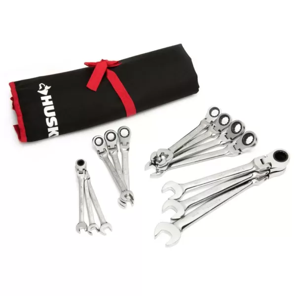 Husky Master Metric Flex Head Ratcheting Wrench Set (13-Piece)