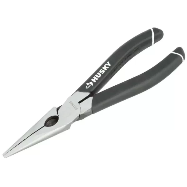 Husky High-Leverage Long Nose Pliers Set (3-Piece)