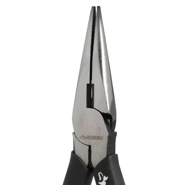 Husky 6 in. Long Nose Pliers