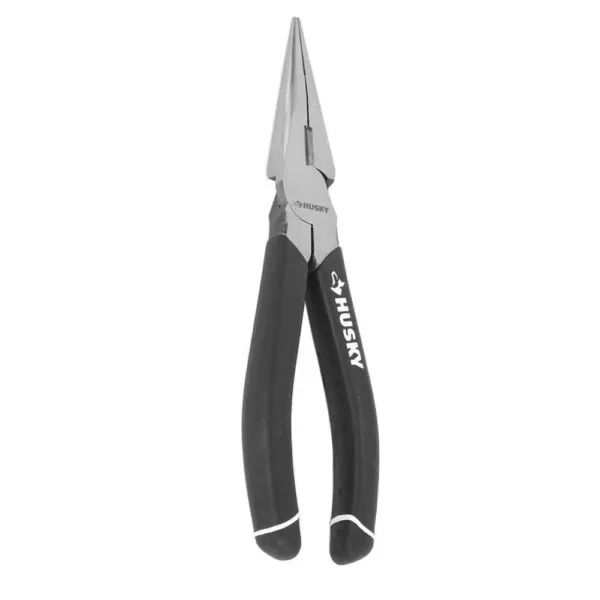 Husky 8 in. Long Nose Pliers