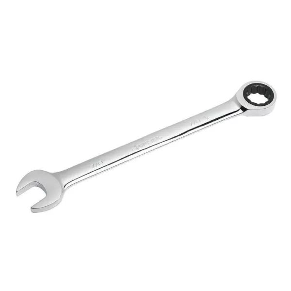 Husky 7/8 in. 12-Point SAE Ratcheting Combination Wrench