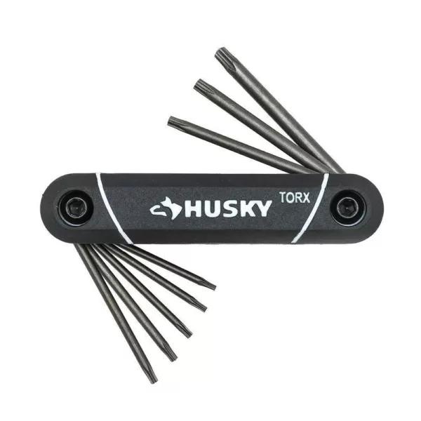 Husky Torx Mini Foldout Hex Key Set (8-Piece)