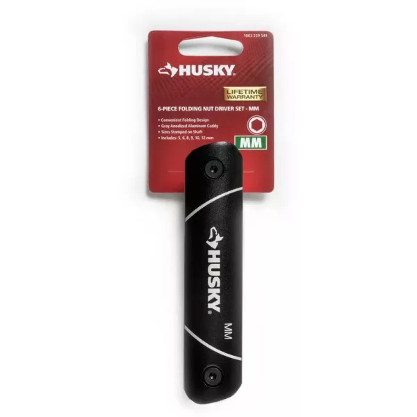 Husky Folding Nut Driver Set MM (6-Piece)