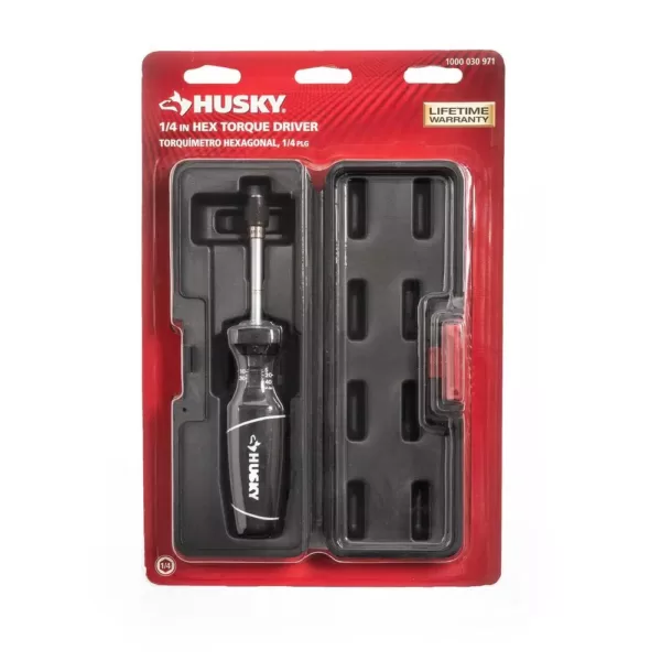 Husky 1/4 in. Hex Inch Torque Screw Driver