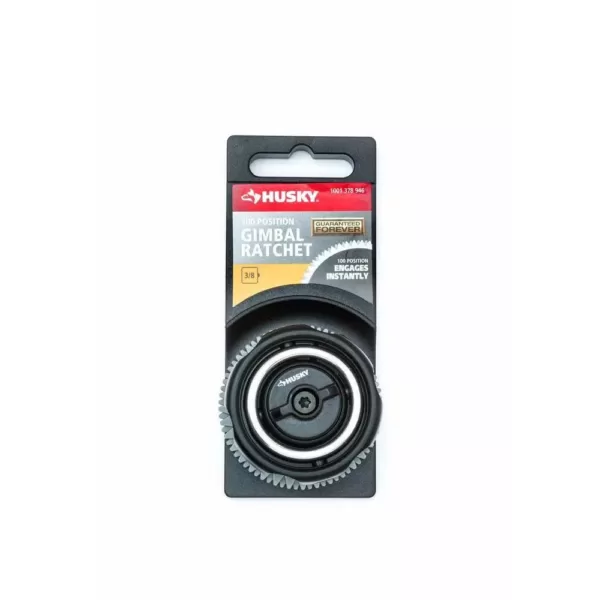 Husky 3/8 in. drive 100-Position Gimbal Palm Ratchet