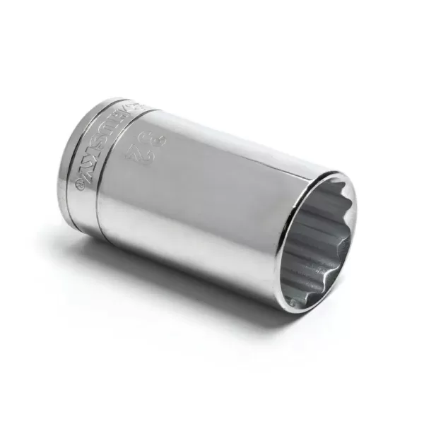 Husky 1/2" Drive 12 Point Deep Metric Socket 32mm