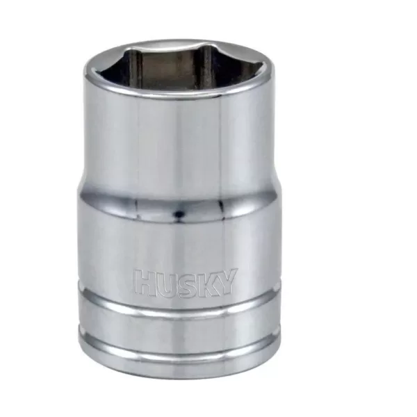 Husky 3/8 in. Drive 1/2 in. 6-Point SAE Standard Socket