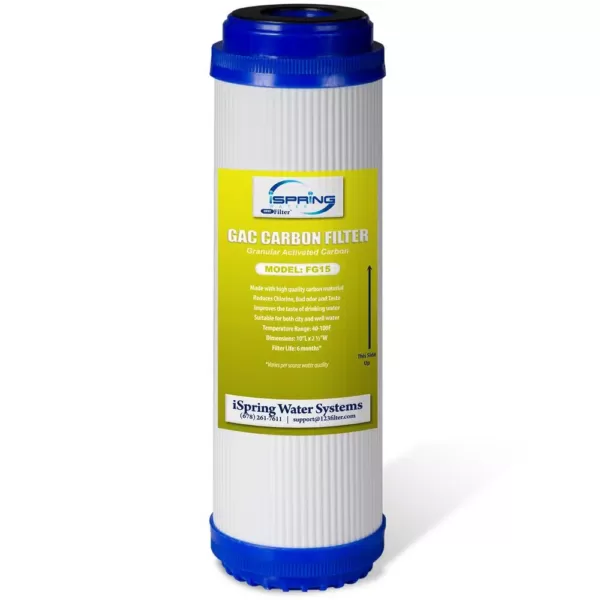 ISPRING Granular Activated Carbon (GAC) Filter Replacement Cartridge