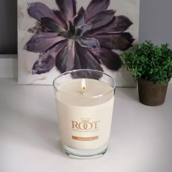 ROOT CANDLES Veriglass French Vanilla Scented Filled Jar Candle