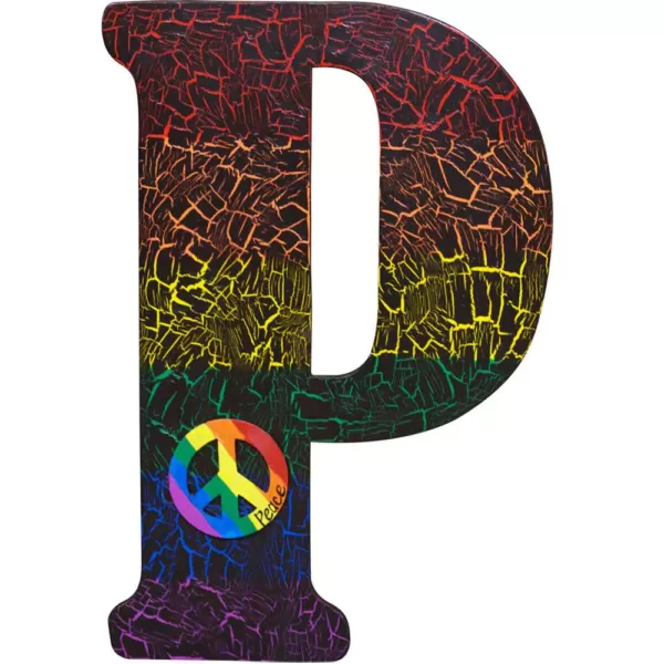 Jeff McWilliams Designs 15 in. Oversized Unfinished Wood Letter (P)