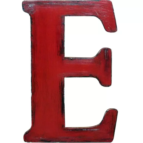 Jeff McWilliams Designs 23 in. Oversized Unfinished Wood Letter (E)