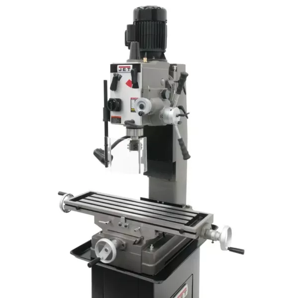 Jet JMD-45GHPF 115-Volt/230-Volt Geared Head Square Column Mill/Drill Press with Power Downfeed