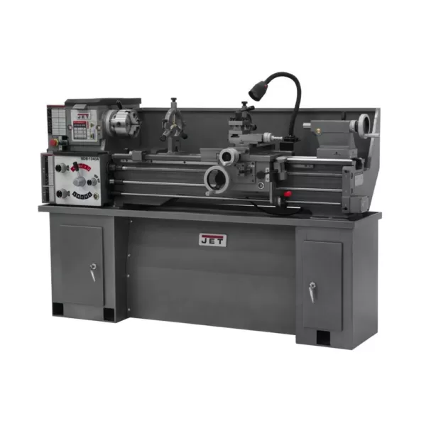 Jet 13 in. x 40 in. Belt Driven Metalworking Bench Lathe with Stand, 2 HP 230-Volt 1PH, BDB-1340A