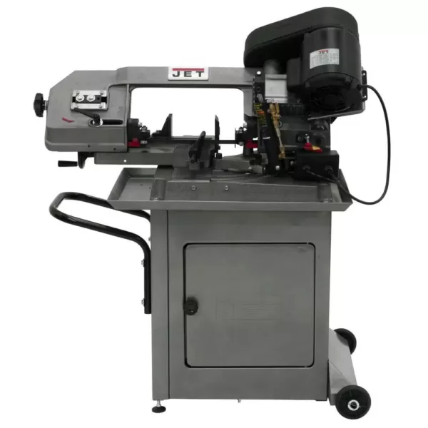 Jet 1/2 HP 5 in. x 6 in. Mitering Metalworking Horizontal Band Saw with Closed Stand, 3-Speed, 115/230-Volt, HBS-56S