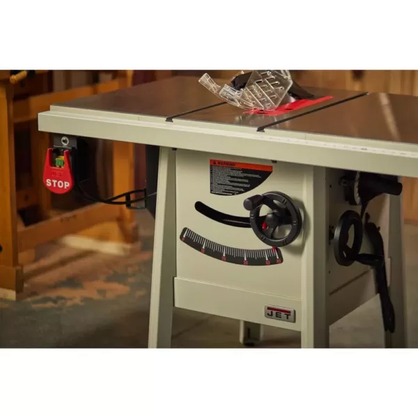 Jet ProShop II 10 in. table saw with 30 in. Rip Stamped Steel JPS-10