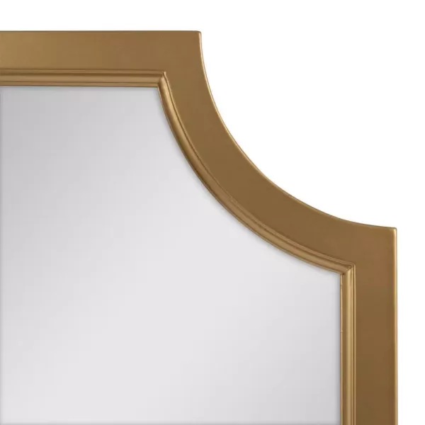 Kate and Laurel Medium Irregular Gold Contemporary Mirror (36 in. H x 24 in. W)