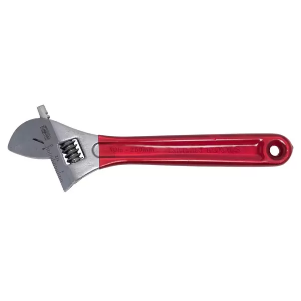 Klein Tools 1-5/16 in. Extra Capacity Adjuatable Wrench with Plastic Dipped Handle