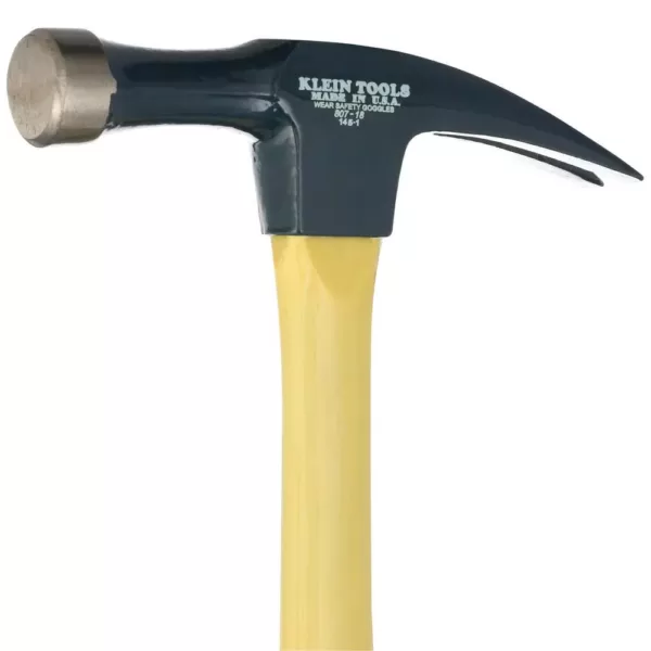 Klein Tools 18 oz. Electrician's Straight-Claw Hammer