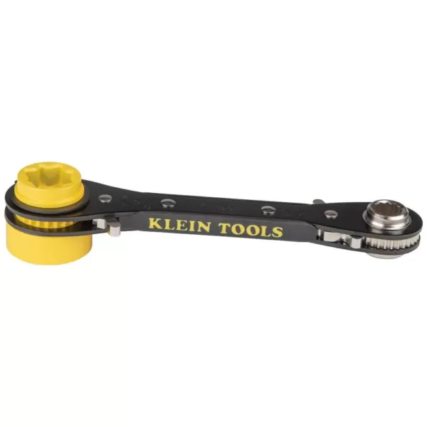 Klein Tools 5-in-1 Ratcheting Lineman's Wrench