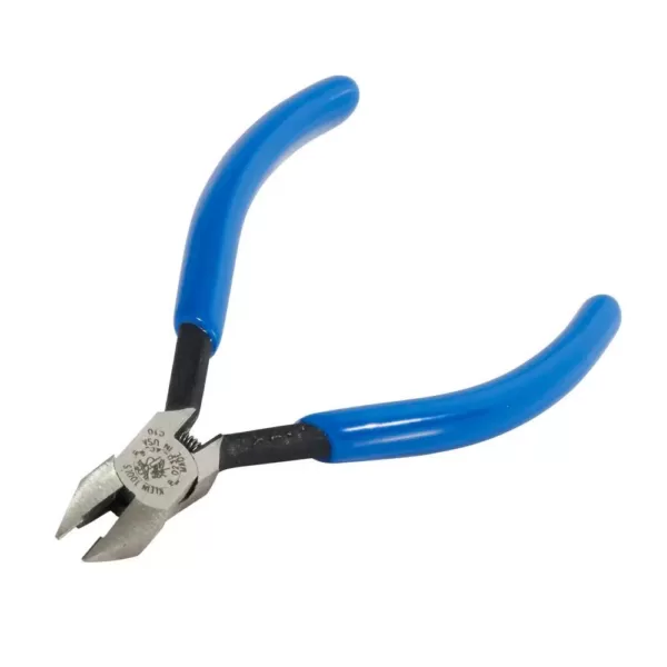 Klein Tools 4 in. Electronics Midget Diagonal Cutting Pliers-Nickel Ribbon Wire Cutters