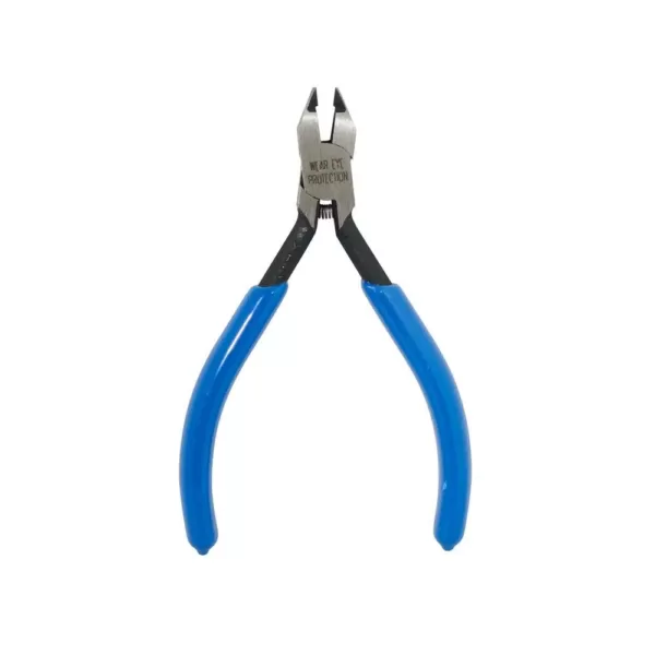 Klein Tools 4 in. Electronics Midget Diagonal Cutting Pliers-Nickel Ribbon Wire Cutters